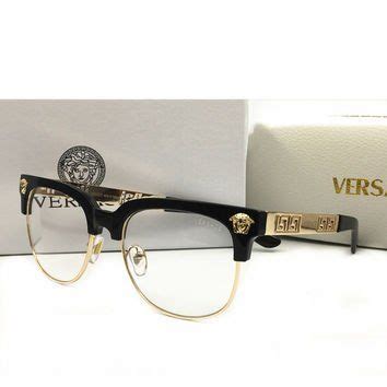 are versace glasses silver on side|Versace gold frame glasses men's.